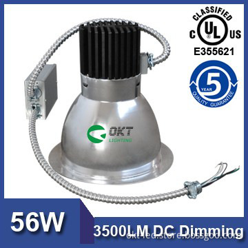 NEW UL Energy Star Listed 54W 3500lm DC dimming 8inch LED Down Light